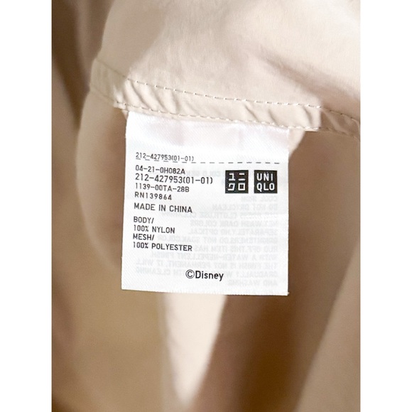 UNIQLO x AMBUSH Minnie Mouse Lightweight Coat Jacket Size XS - Picture 8 of 9